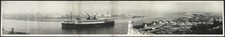 Havana Cuba 1928 SS Virginia Entering Harbor Panoramic Ship Cityscape picture