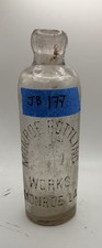 1892 era hutch bottle from Monroe Bottling Works Monroe LA. 7 5/8