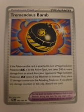 Tremendous Bomb 082/084 Pitch Black Pokemon Card picture