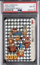 1989 CARDDASS SUPER MARIO BROS. 3 #1 KOOPALINGS PSA 8 picture