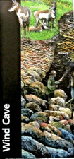 Wind Cave National Park South Dakota National Park Service Unigrid Brochure Map picture