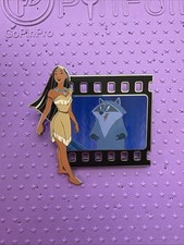 Disney PALM Pocahontas Film Reel Pink a la Mode Jumbo Pin LE 1000 picture