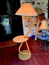 Rare Vintage 1950’s MCM Googie Asymmetrical Floor Lamp Mid Century Modern picture