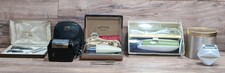 Vintage Mid Century Grooming Electronics Lot Sunbeam Remington Shaver Scissors picture