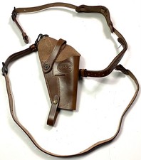 WWII US USMC MARINE .45 PISTOL M7 SHOULDER HOLSTER- BROWN, 