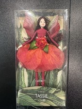 Tassie Fairy #C404 Burgundy 4” Fairy Handmade In Thailand picture
