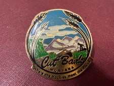 Vtg. Cut Bank Montana Souvenir Lapel Hat Pin 