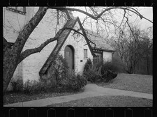 Photo:Mariemont Ohio 1935 House Cottage Tudor Style Exterior Winter picture