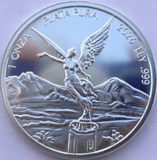 1 o z. 2026 LIBERTAD OF MEXICO C0in tribute BU round .999 siIver(1) picture