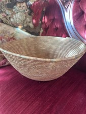 Large Beautiful Vintage Native American Indian Hand Woven Basket picture