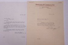 1926 Lamson Goodnow Brewer Co Inc Worcester Fall River MA Ephemera L576D picture