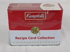 Campbell's Recipe Card Collection with Attractive Tin Storage Box picture