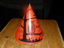 Vintage Halloween Party Hat OWL New Old Stock picture