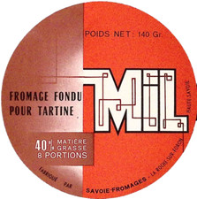 MIL Fromage Fondu Pour Tartine Vintage FRENCH Cheese Label 4