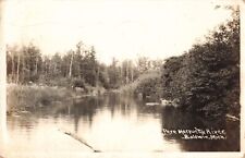 Pere Marquette River Baldwin Michigan c.1950 RPPC B585 picture