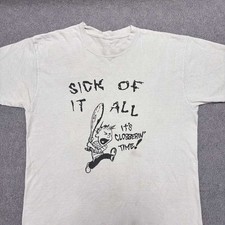 Collection Sick of It All Band   All Size Tee P57.207 picture
