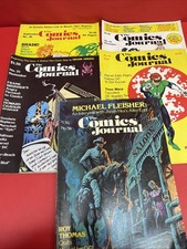 The Comics Journal Lot 5 #49 51 52 55 56 1970s Marvel DC Green Lantern Jonah Hex picture