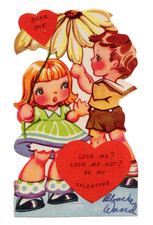 Vintage Valentine Card,