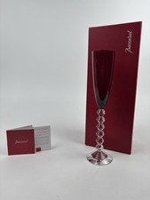 Baccarat Vega Flutissimo 11.5” Crystal Ruby Red Wine Glass Includes Box - France picture
