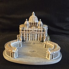 Vintage | Danbury Mint St Peter's Basilica Vatican City Model | picture