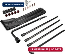 Spare Tire Tool Kit with Spare Tire Jack Handle and Wheel Lug Wrench Spare Tire picture