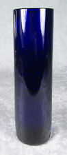 Cobalt Blue Glass Tea Light Votive Candle Holder 9 inch Tall 3 Pounds Pattern picture