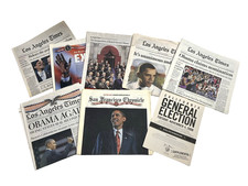 Vintage Obama Inauguration Newspapers Supplemental Newsprint picture