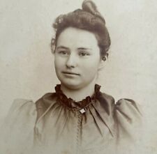 Philadelphia Woman Vintage Cabinet Photo ID'd BERTIE KIMBALL Bertha 1890's picture