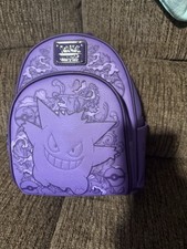 Loungefly Pokémon Gengar Purple Backpack☆NWT picture