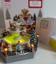 Holiday Time Real Water Fountain LED Light Up Walmart picture
