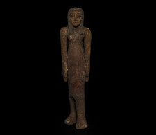 Ancient Egyptian Wooden Female Funerary Statue Rare Antique Artifact Figure BC picture