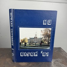 HOWARD UNIVERSITY Yearbook 1981 Washington, DC - BISON picture