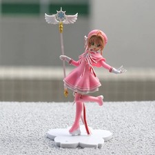 Anime Lovely Pink Card Captor SAKURA Action Figures Models PVC Figure Model Car picture