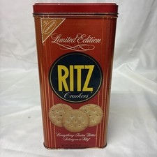Vtg 1986 Ritz Crackers Limited Edition Collectors Tin 8.75 x 4.25