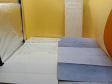 Lycoming County PA paper court paperwork for running illegal bar 1855 1860 lot picture