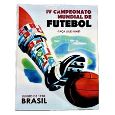 1950 World Cup Sticker Album - Brazil - Hard Cover - 232/232 - Brazil - ALOLLA picture