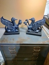 Pair of Disneyland Haunted Mansion Griffin Bookends LE 150 Jim Crouch picture