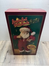 1998 1st Edition Jingle Bell Rock Santa Animated Dancing Musical Santa NOB picture