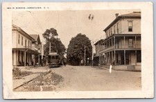 K11/ Russell Pennsylvania RPPC Postcard c1910 Main Street Trolley 127 picture