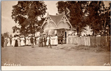 Vintage St Louis MO Suburban Garden Amusement Park Entrance Gate RPPC Postcard picture