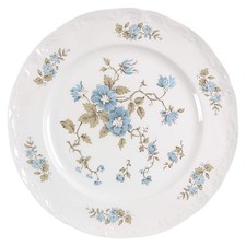 Staffordshire Blossomtime Blue Dinner Plate 693494 picture