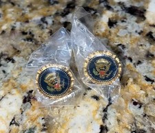 United States Oval Office White House Cufflinks Secret Service Barrack Obama WOW picture