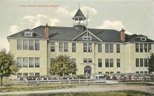 Postcard Oregon Newburg Public School Portland #1697 23-972 picture