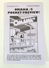 Omaha the Cat Dancer #2 Pocket Preview Limited To 300 Copies ~ Reed Waller picture