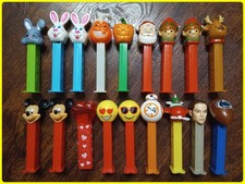 Vintage PEZ Dispensers Lot Of 18 2000's Holiday Disney Santa Others picture