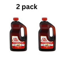 2 PACK  Log Cabin Original Pancake Syrup, 64 FL oz picture