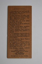 Vintage Pacific Lumber Company Tour Card Factory San Francisco LA CA Redwood picture