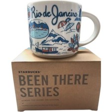 Starbucks Cup Been There Rio de Janeiro Brazil 14oz Ceramic Mug NEW picture