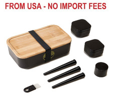 Stash Box with rolling tray - Air-Tight Storage Stash Box with Bamboo Tray - Por picture