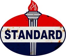 STANDARD GAS COMPANY TORCH FLAME 24